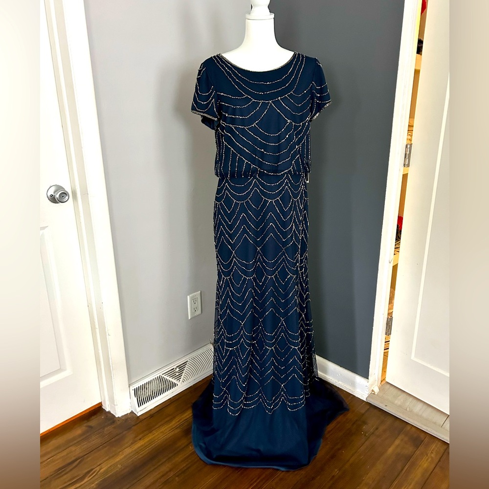 Adrianna Papell evening gown, MOB dress